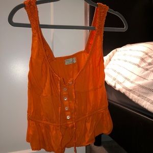 UO orange tank top